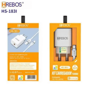 Kit Carregador Turbo 18w com Cabo Lighting para Iphone HS-183I
