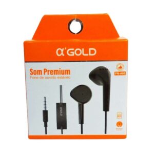 Fone de Ouvido Premium Estéreo A'Gold FN-A05