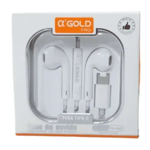 Fone de Ouvido Tipo C com Microfone Conexção Direta  a'Gold FN-A75